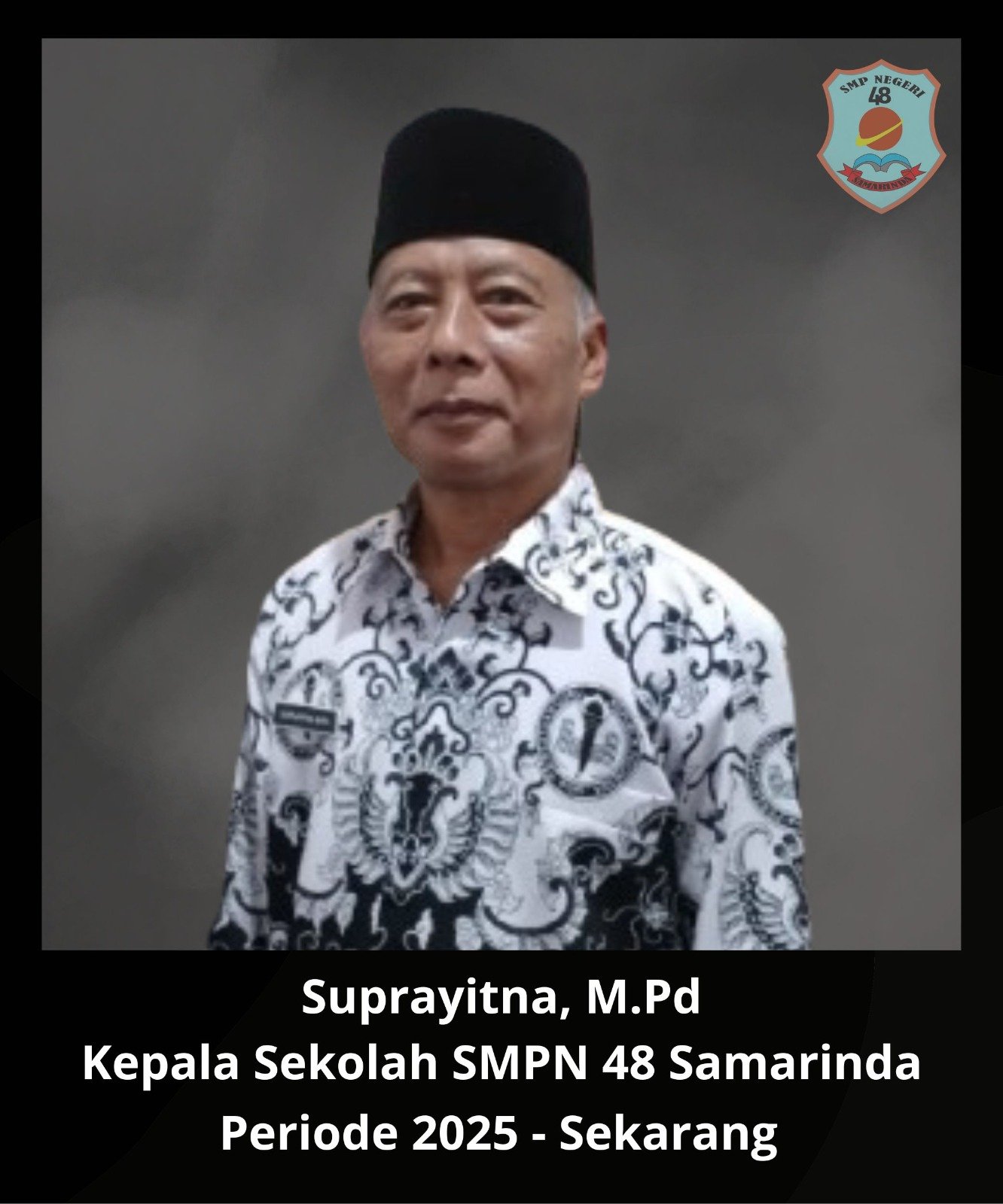 Sambutan Kepala SMPN 48 Samarinda